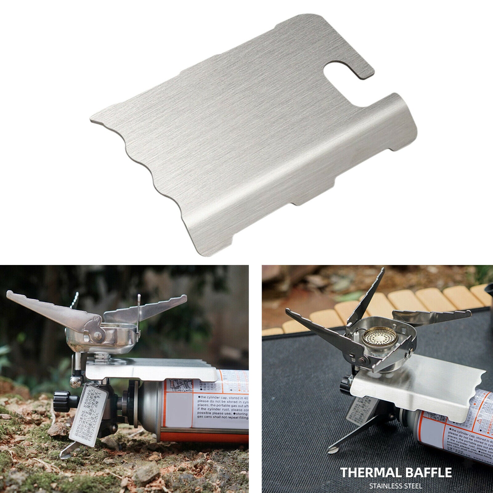 1x Gas Stove Thermal Baffle Heat Resistant Gas Board Safe Gear for JCB Stove