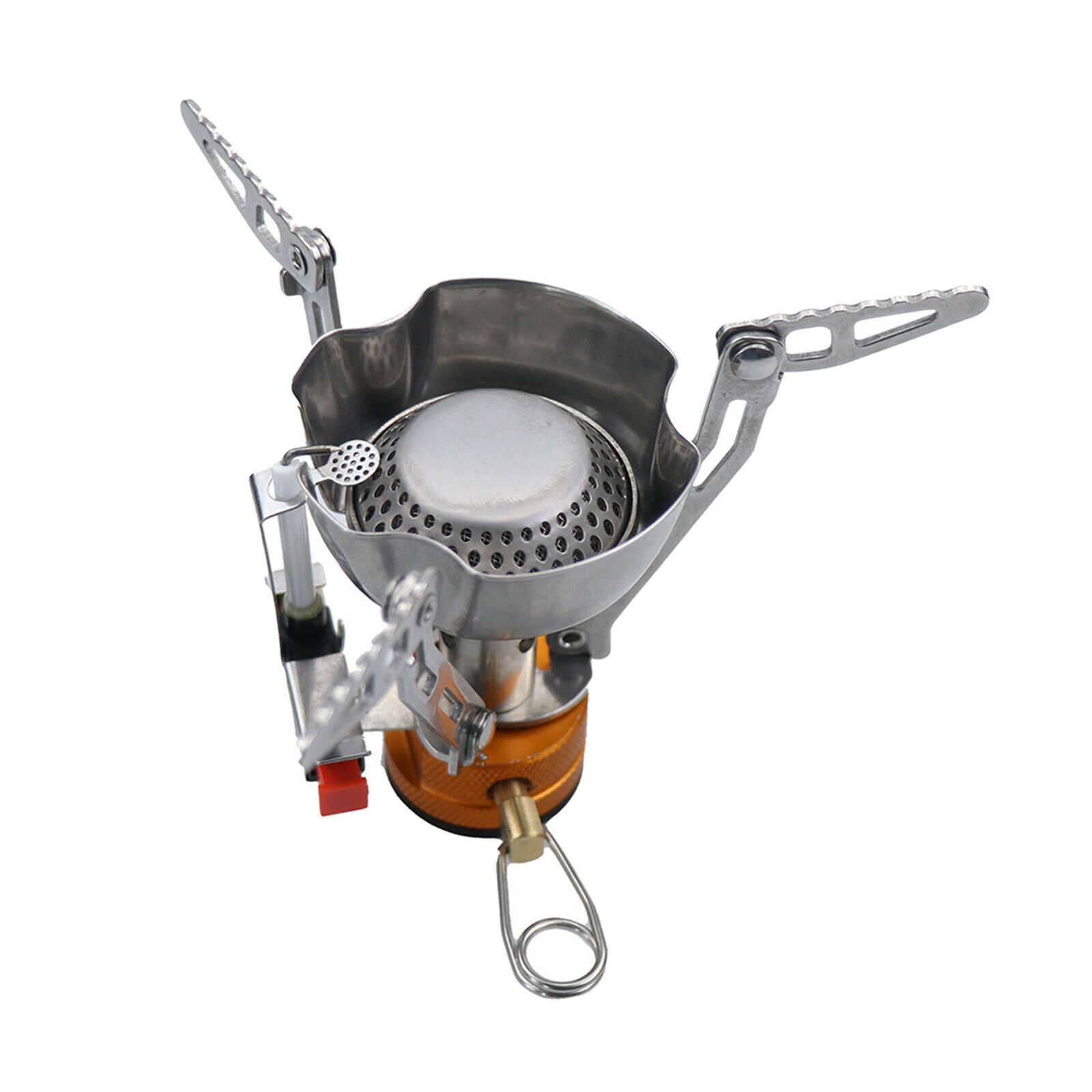 Portable Gas Stove Compact Lightweight Camping Stove Connector Cook Stove