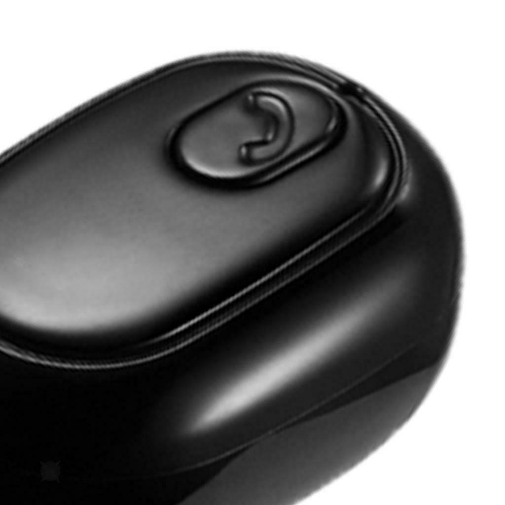 Invisible Bluetooth 5.0 Wireless Headset for Workout Gym Running Black