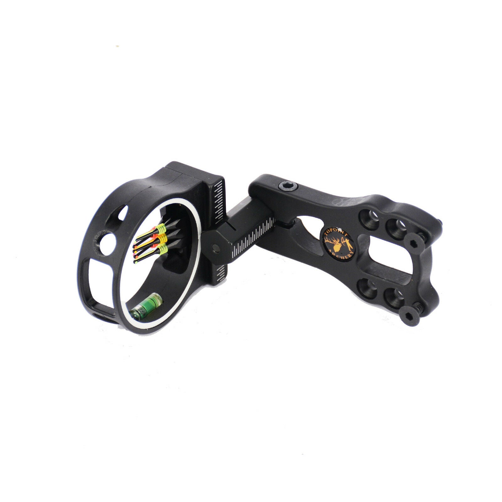 5 Pin Bow Sight 0.029 Fiber Brass Pin with LED Light for Compound bow Hunting