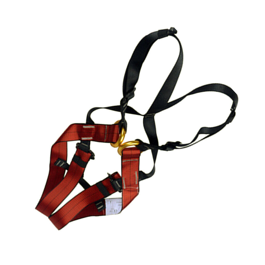 Kids Children Pro Safety Half Body Harness For Rock Climbing Mountaineering