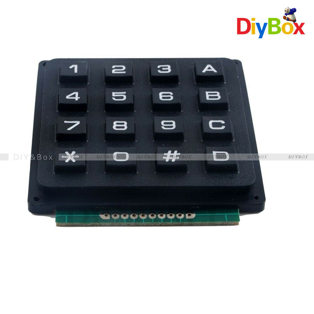 4X4 MATRIX ARRAY MOMENTARY 16 KEY SWITCH KEYPAD KEYBOARD MODULE FOR ARDUINO