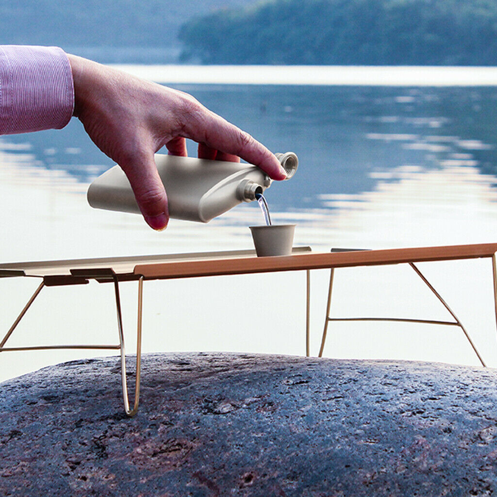 Pocket Titanium Hip Flask Wine Picnic Bottle Barware Whisky Pot Present