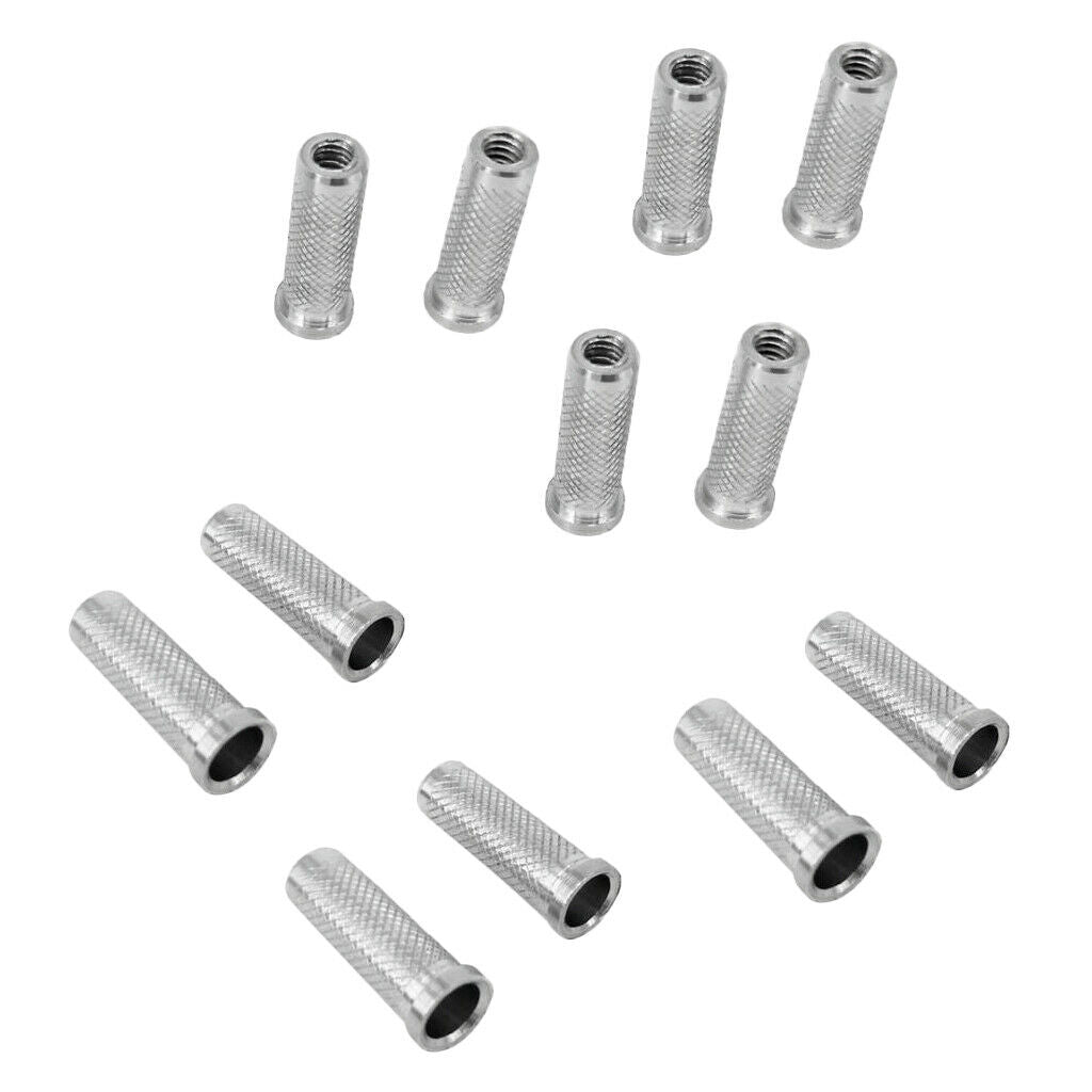 Pack of 12pcs Hunting Archery Carbon Shaft Aluminum Arrow Inserts 6.2mm