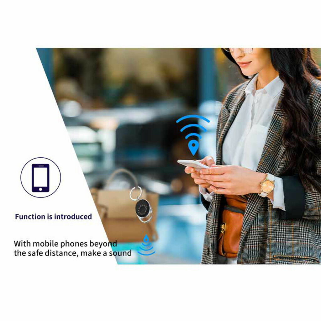 Key Finder Device with App Photo Control for Keys Wallet Luggage Backpack