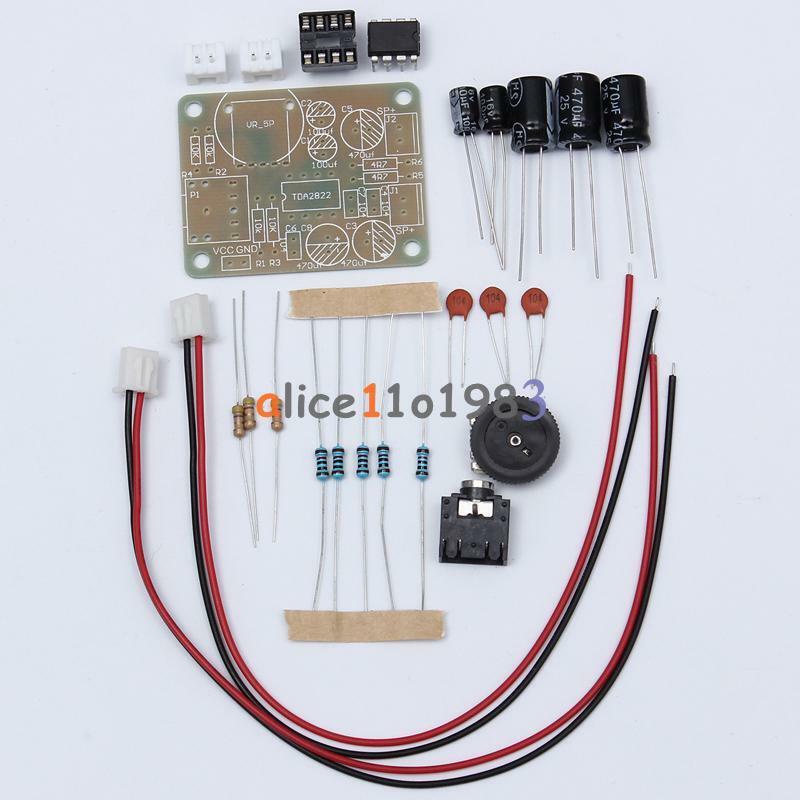 TDS2822 ICSK007A Power Amplifier Board Module DC 4.5-9V 0.5W DIY Kit