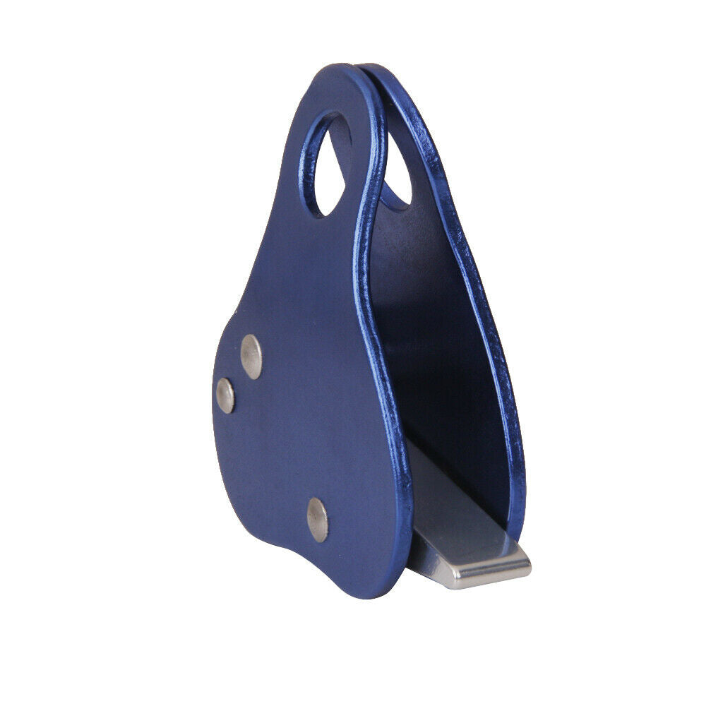 Outdoor Climbing Aluminum 24KN Rope Grab + 24KN Auto Locking Carabiner Hook