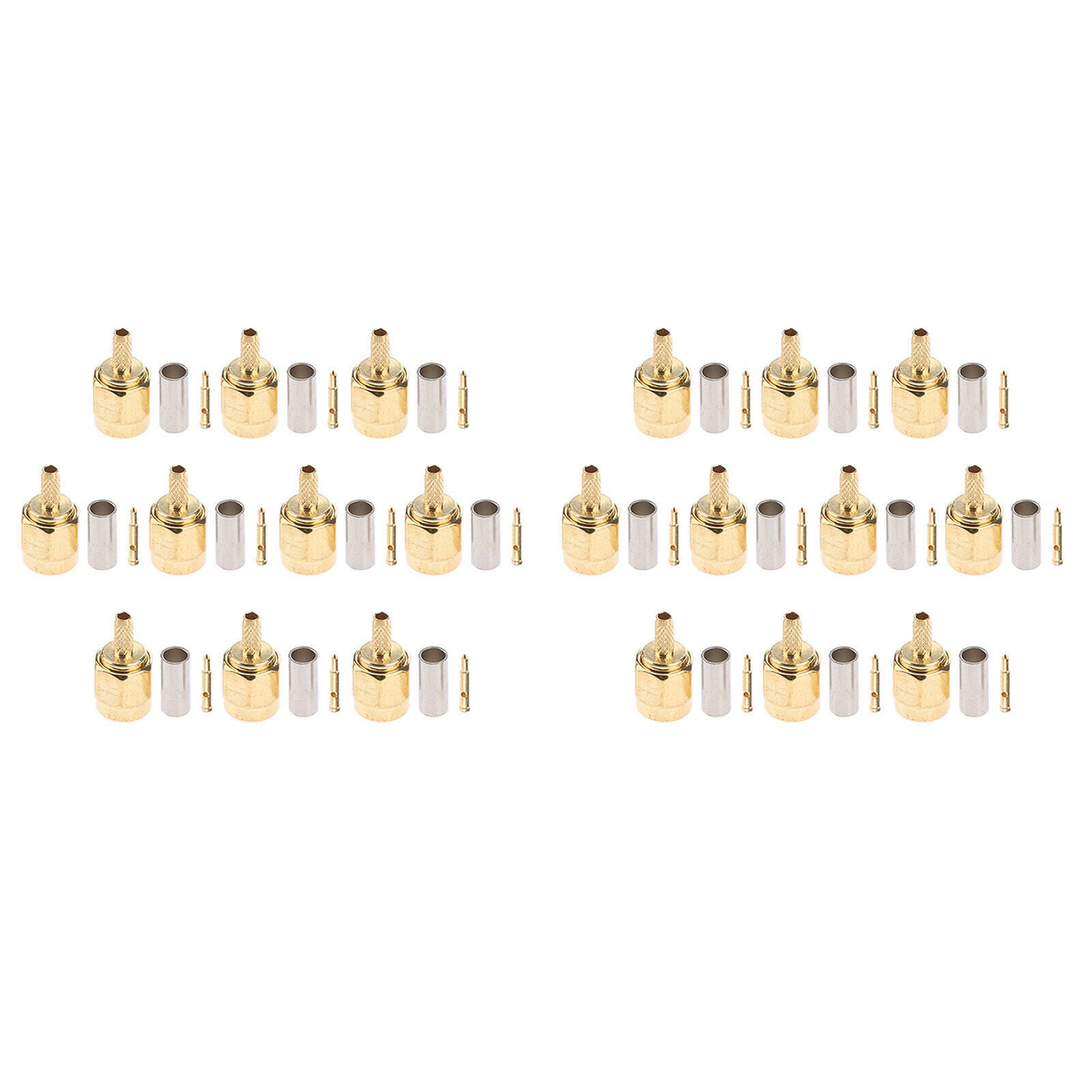20Pcs Connector SMA Male Plug Pin Crimp For RG316 LMR100