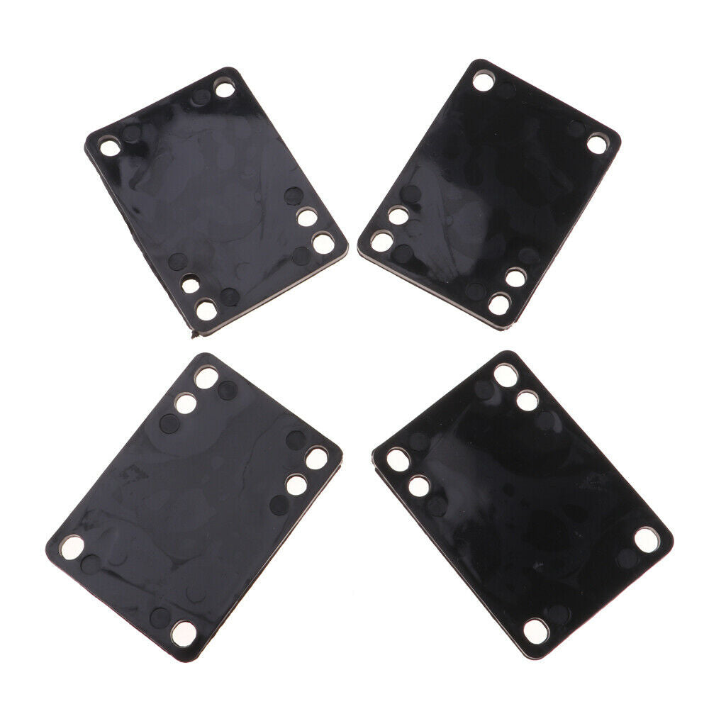 2 Pairs of 3mm Longboard Skateboard Hardware - Replacement Shock Pads - Riser