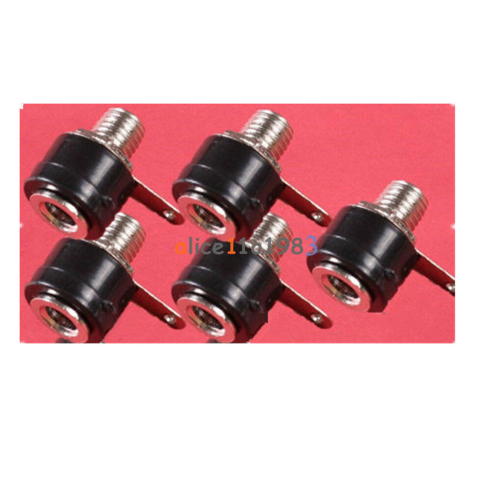 20PCS Short JS-910B Red Black 4mm Banana Female Jack Terminal for Speaker Audio