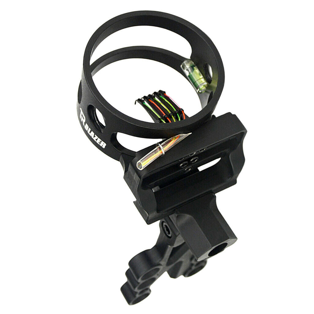 Aluminum Alloy Machined 5 Pin .019'' Compound Bow Sight for Right Left Hand