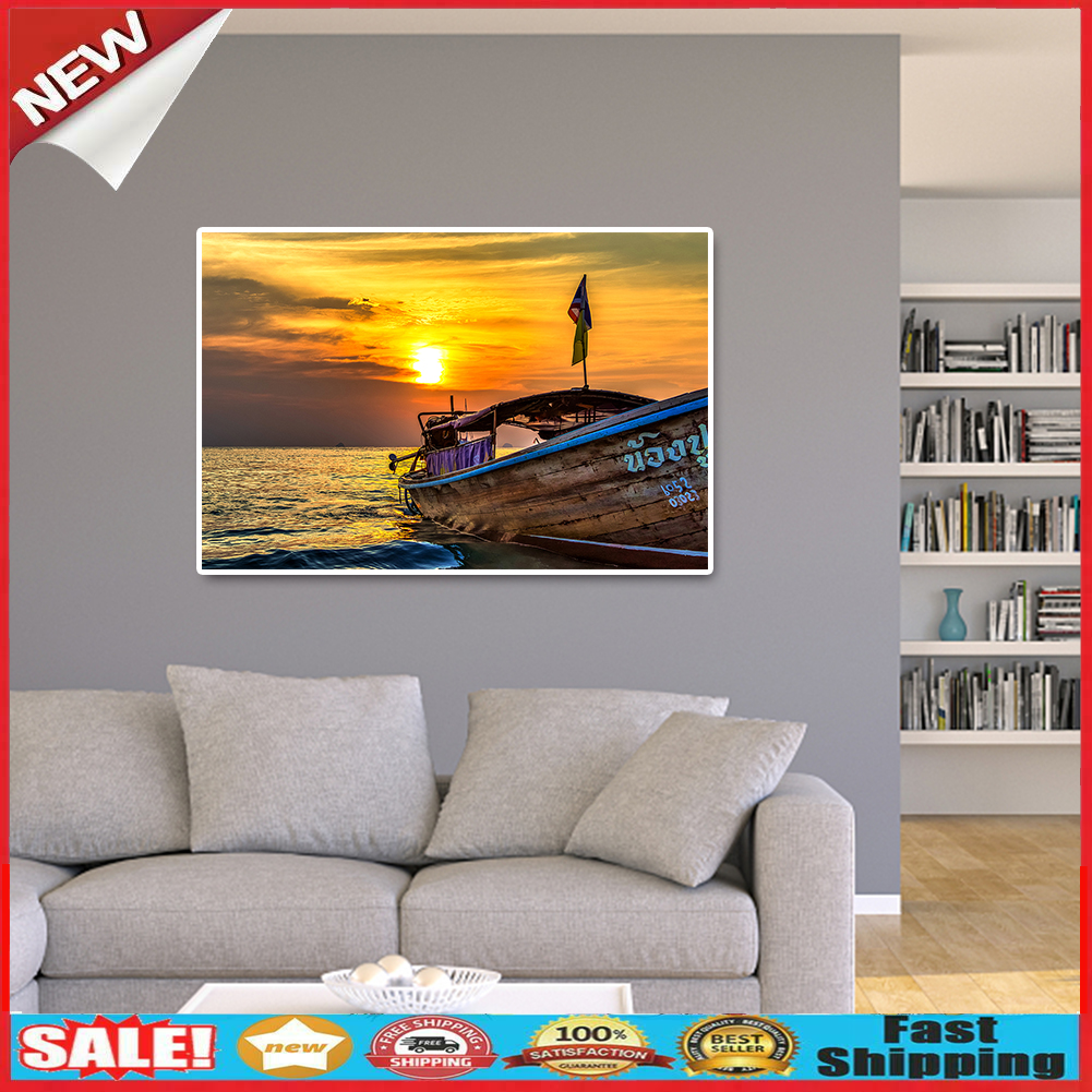 1000 Pieces DIY Paper Jigsaw Puzzle Boat Picture Toys for Reduce Stress @
