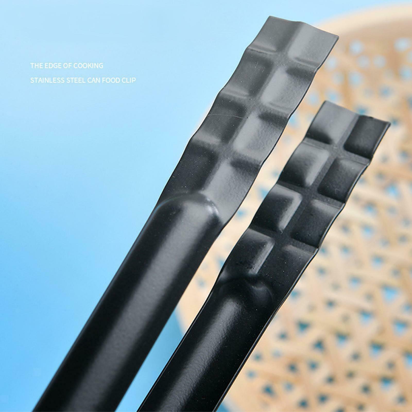 Iron Kitchen Tongs Metal Food Salad Fruit Serving Grilling Barbeque Parties