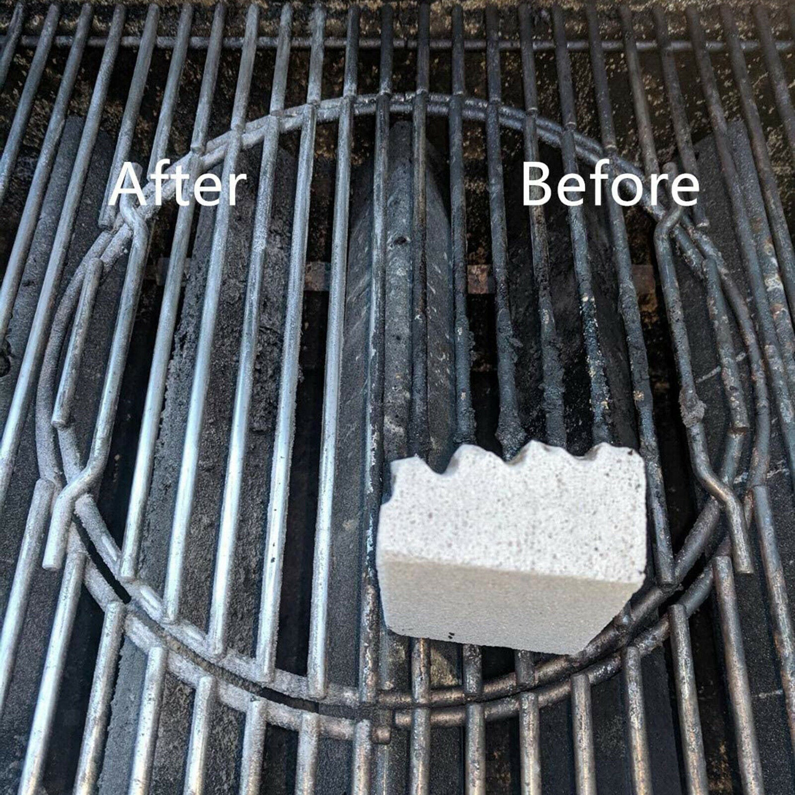 2x Grill Cleaning Brick Griddle Clean Block Foam Glass Kitchen Sink Scraper