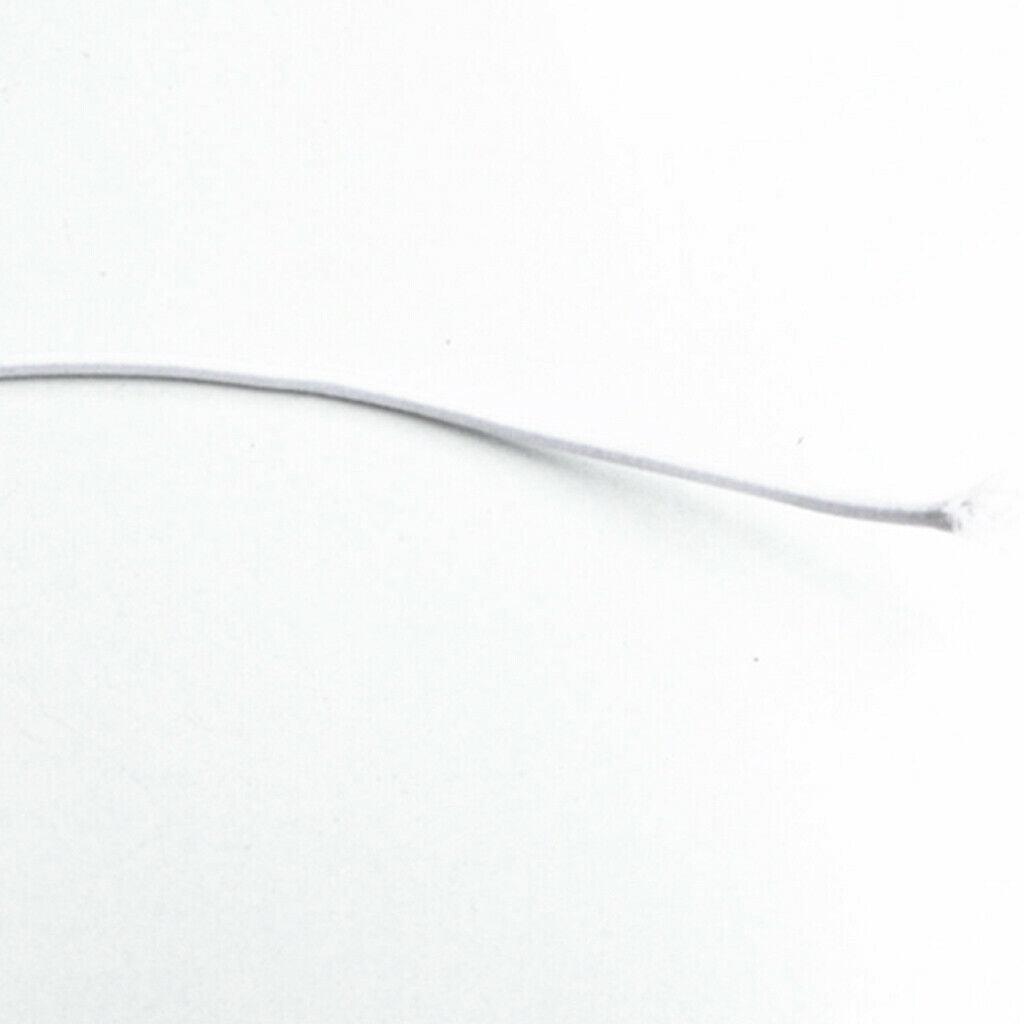 White Elastic Bungee / Shock Cord Marine Rope UV Resistant, 4mm x 5 Meters