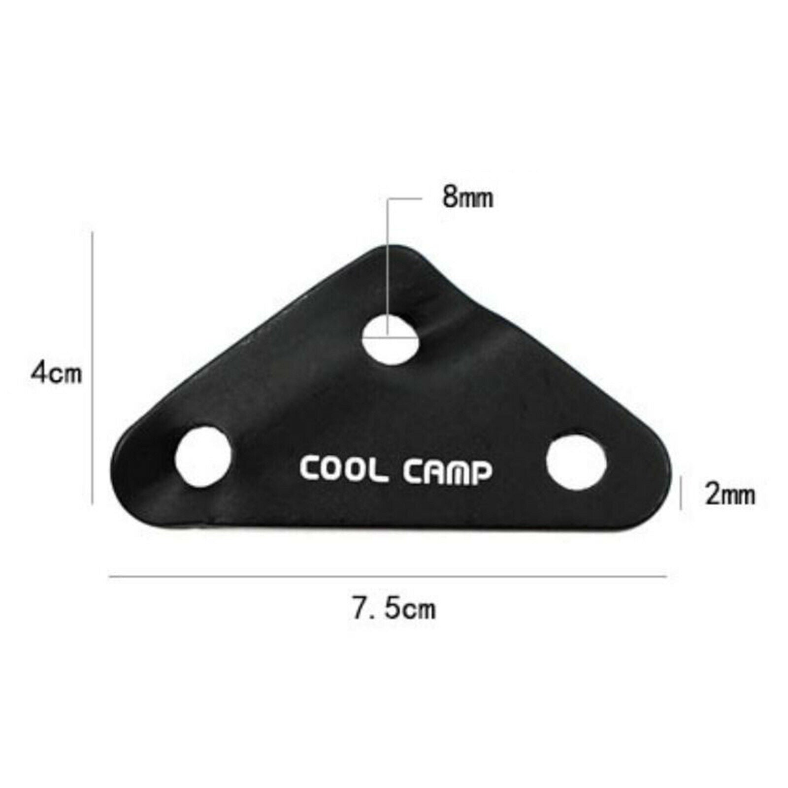 8 Pieces Guy Line Adjusters Guide Paracord Tensioner Bent Runner Outdoor