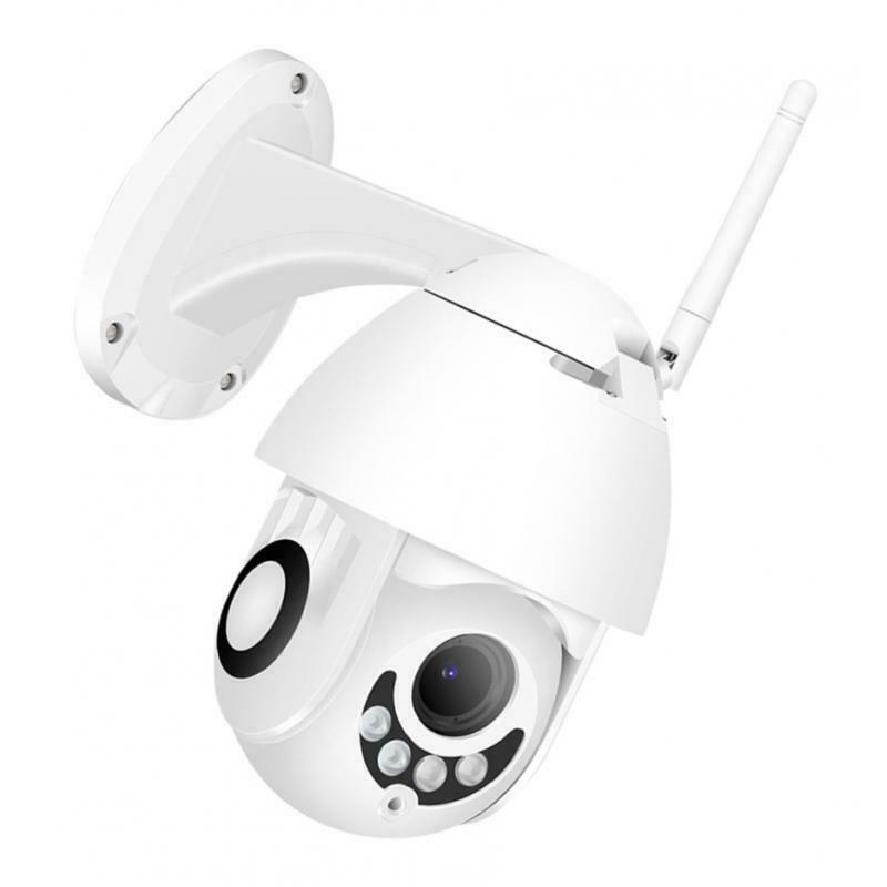 Outdoor Waterproof WiFi IP IR Camera 1080P PTZ Wireless Camera TF Slot