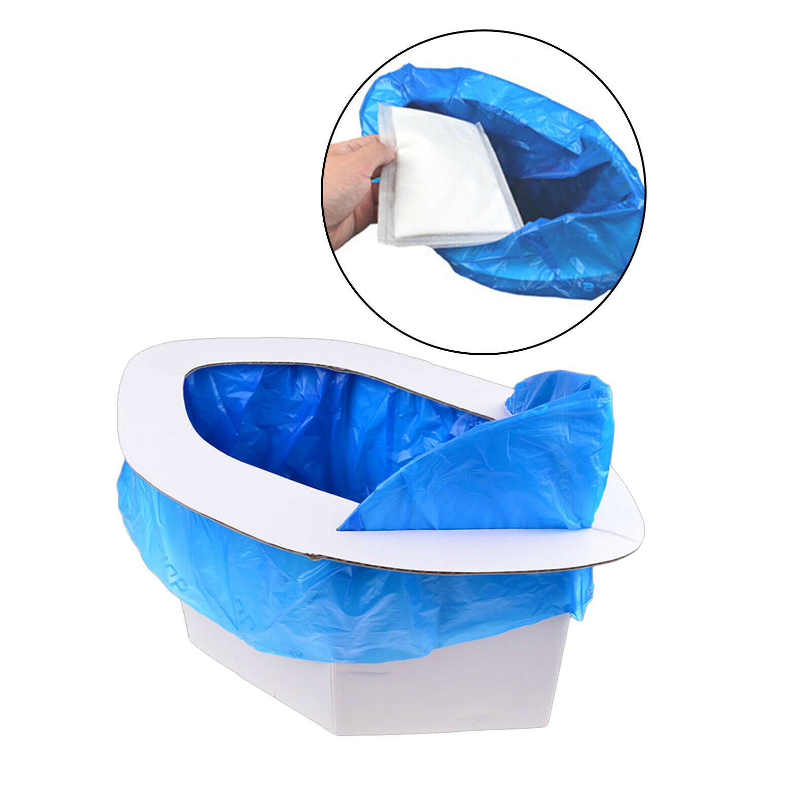 Sturdy Portable Toilet Seat Car Hiking Mobile Toilet Folding Potty Toilets