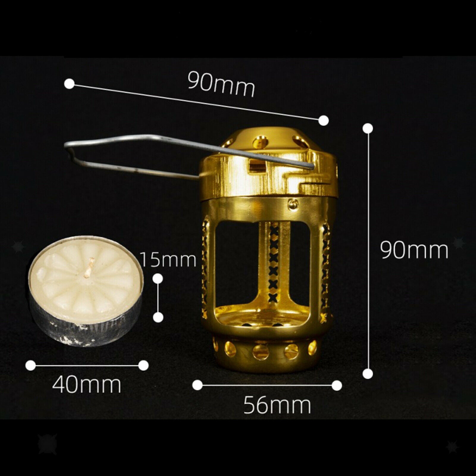 Mini Tealight Holder 9x5.6cm Outdoor Fishing Hanging Lantern Wedding Events