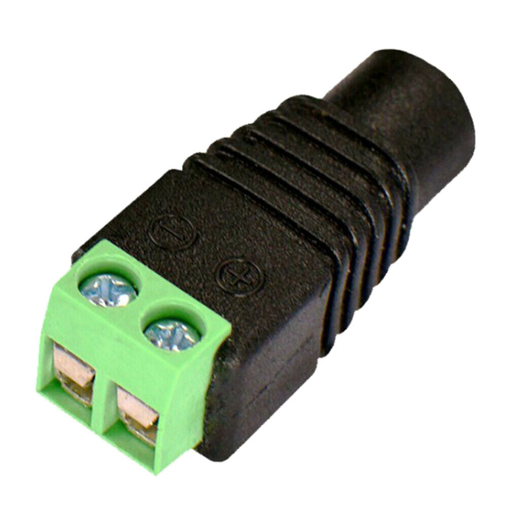 10PCS 12V 10A Female DC Power   Plug Adapter Connector for CCTV Camera