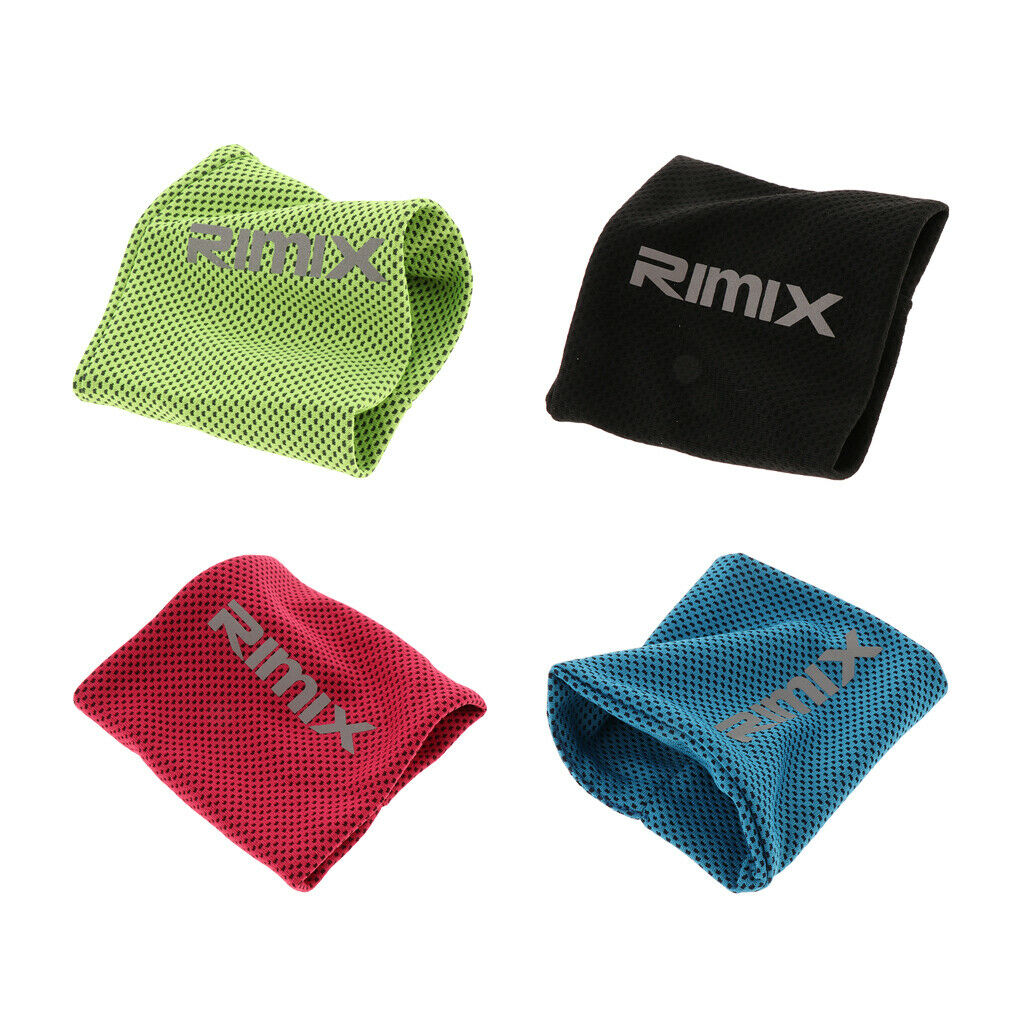 4 Pairs Outdoor Wrist Bands Cool Feeling Sports Wrist Sweatbands Men & Women