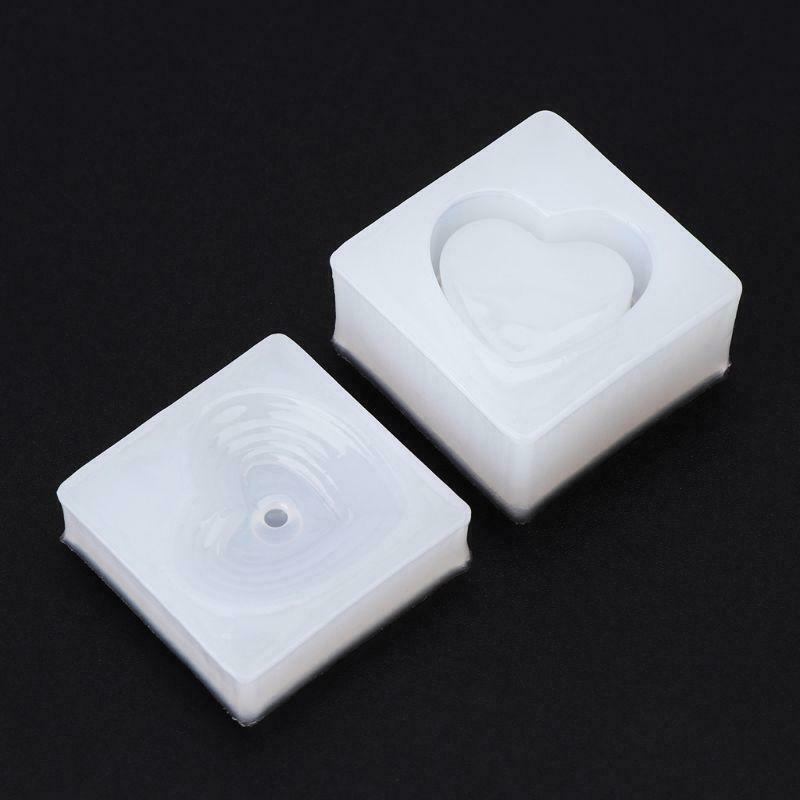 New Silicone Mold Mirror Storage Box Bottle DIY Jewelry Making Organizer Case UV