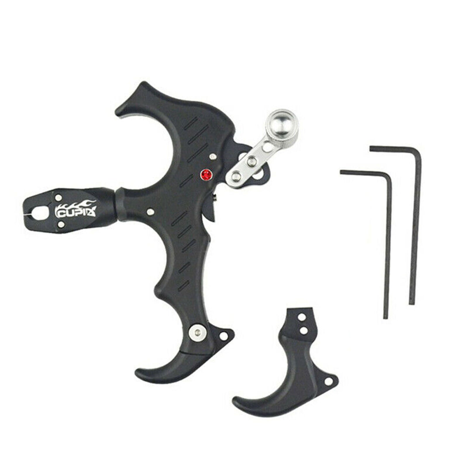 Compound Archery Bow Release Aids 3/4 Finger Grip Thumb Caliper Trigger Alloy