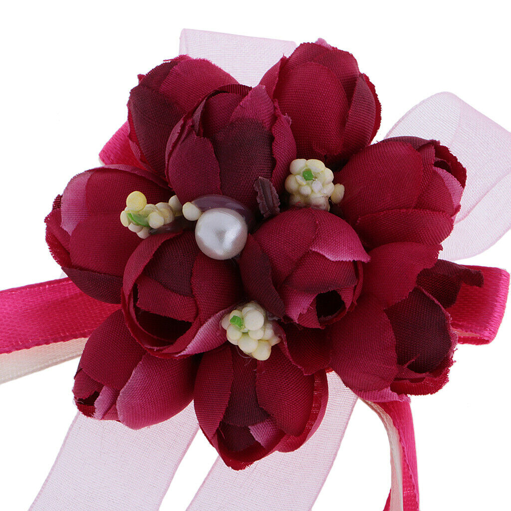 Boutenniere Brooch Flower Accessory Tuxedo Party Dress Wedding Groom Suit Label