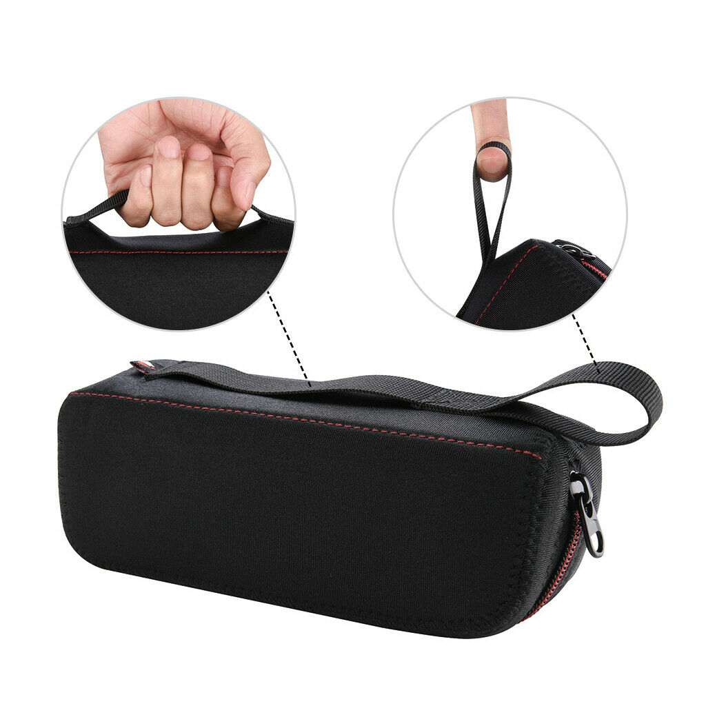 Portable Digital Accessory Bag with Zipper for