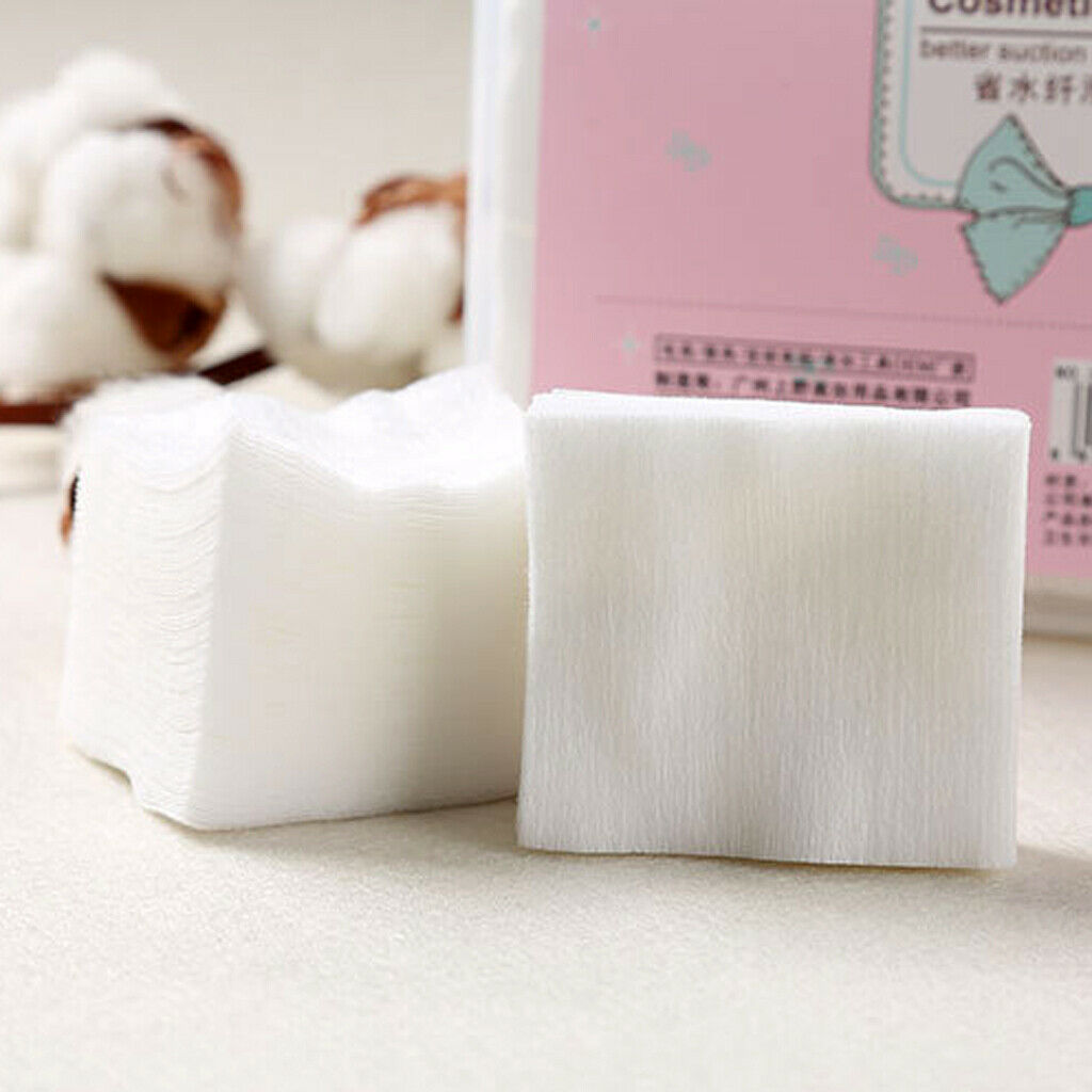 1000 Pieces / Set of Make-up Cotton Pads Squares, Facial Cleansing Tissue, Art