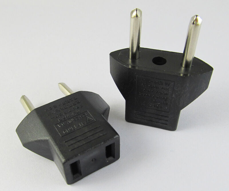 10pcs Travel Charger Wall AC Power Plug Adapter Converter US Jack to EU Plug new