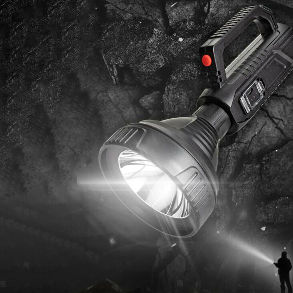 LED Searchlight Rechargeable Super Bright Handheld Portable Flashlight