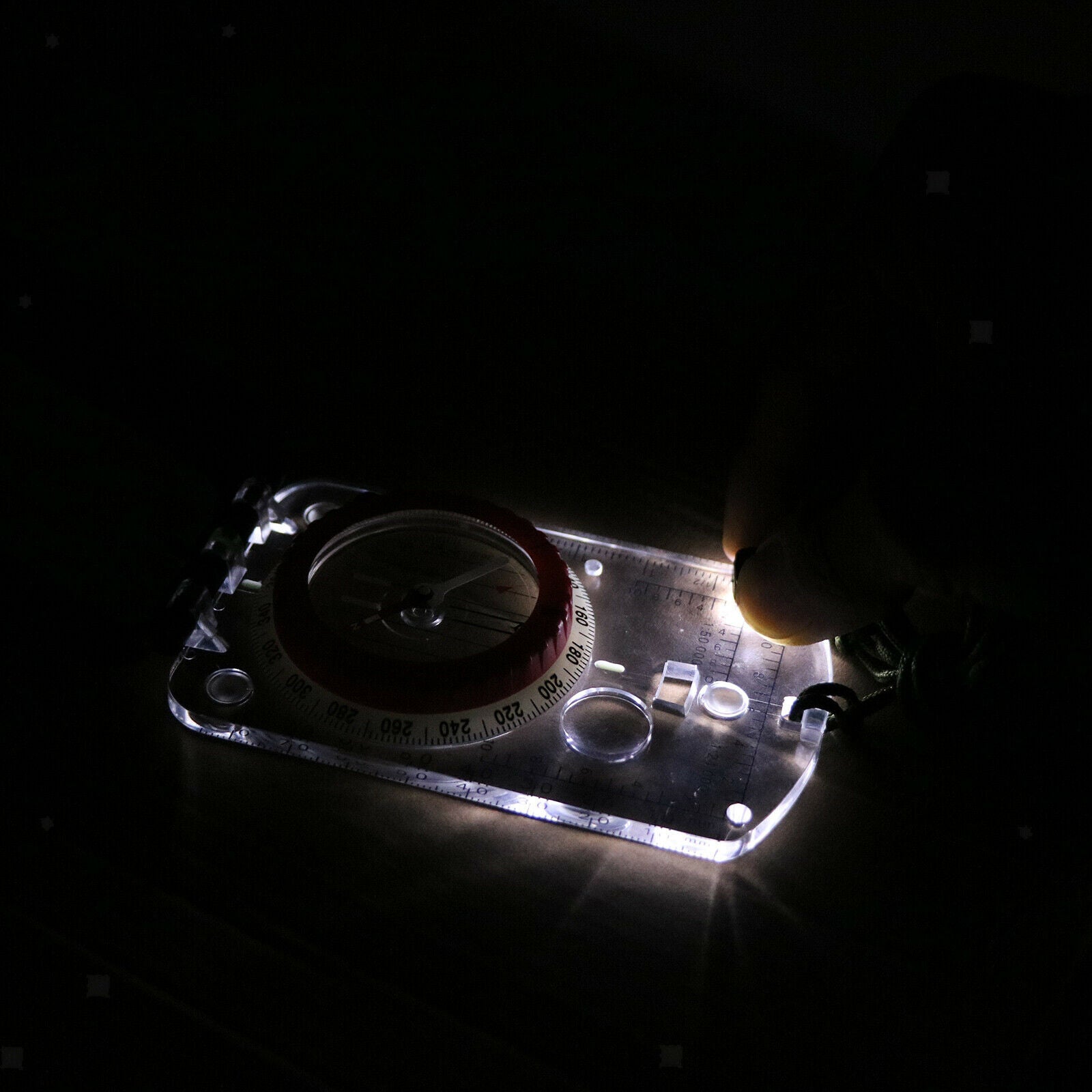 Army Compass Map Ruler Clinometer Camping Survival Hunting Mountaineering