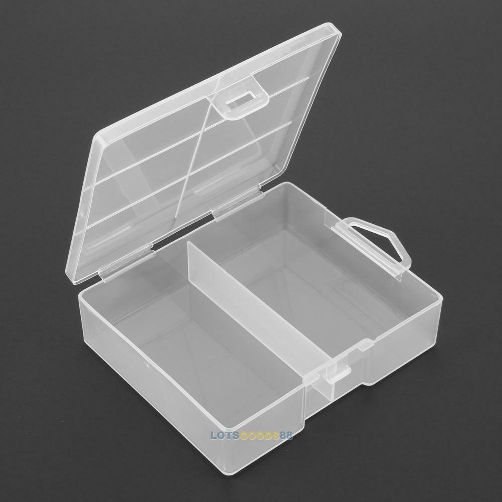 Hard Transparent Battery Storage Case Box Container for 24 x AA Batteries Bag