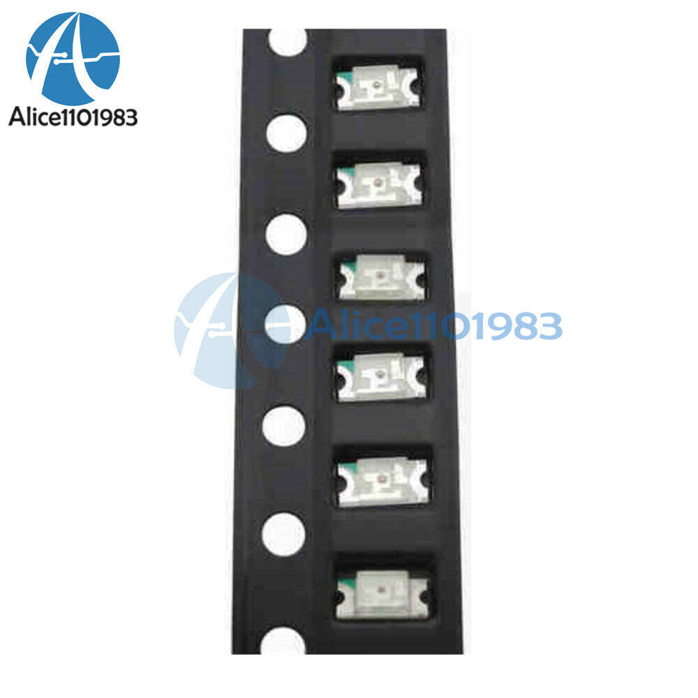 100Pcs 1206 Super Bright DASH SMD SMT LED Lamp Light Red 1206 LED