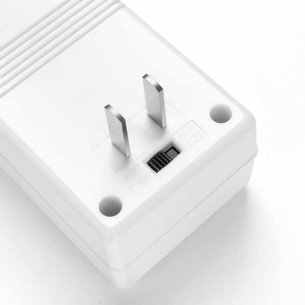 White 110V to 220V Step-Up & Down Voltage Converter 70W Watt Transformer Travel