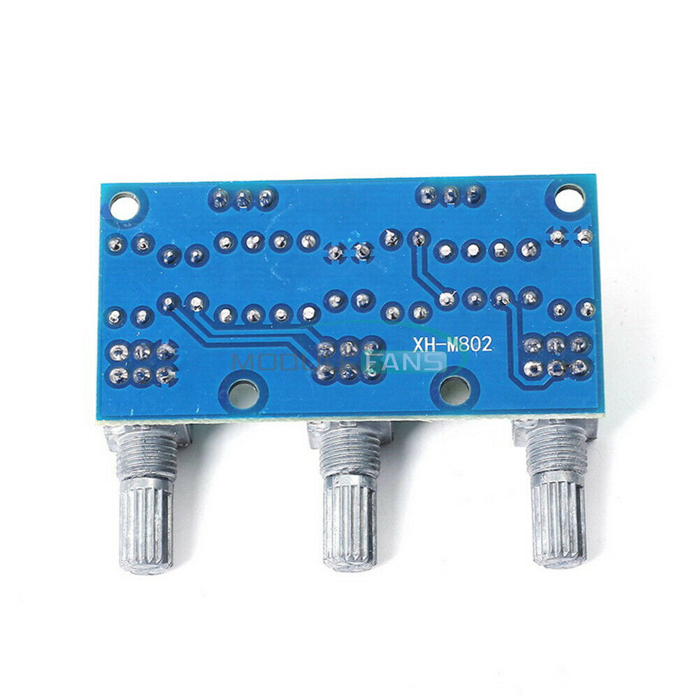 XH-M802 Passive Tone Board Amplifier Volume Bass Treble Toning Control Board