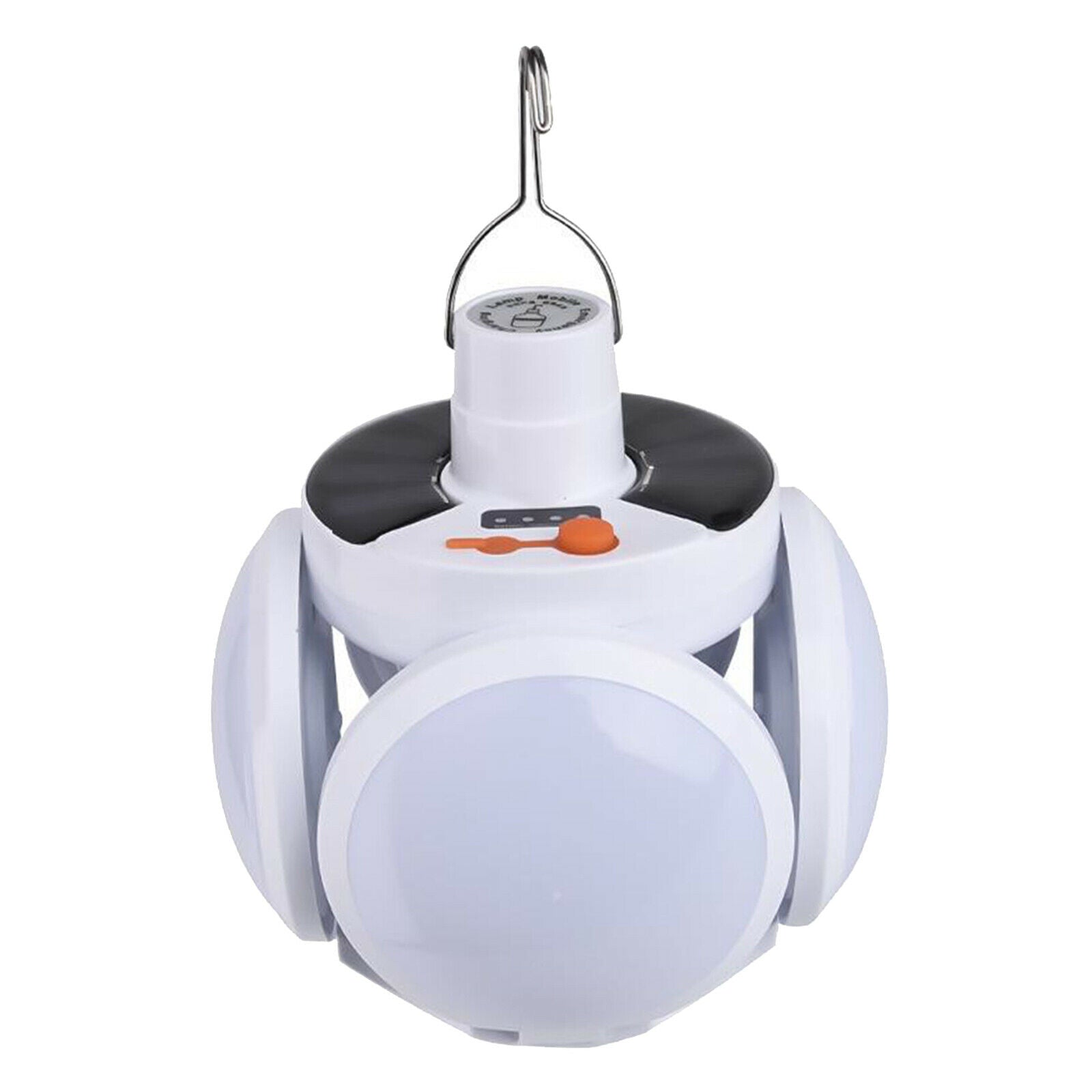 Solar Powered Light Bulb USB Charge Camping Light Foldable Lamp Free Hanging