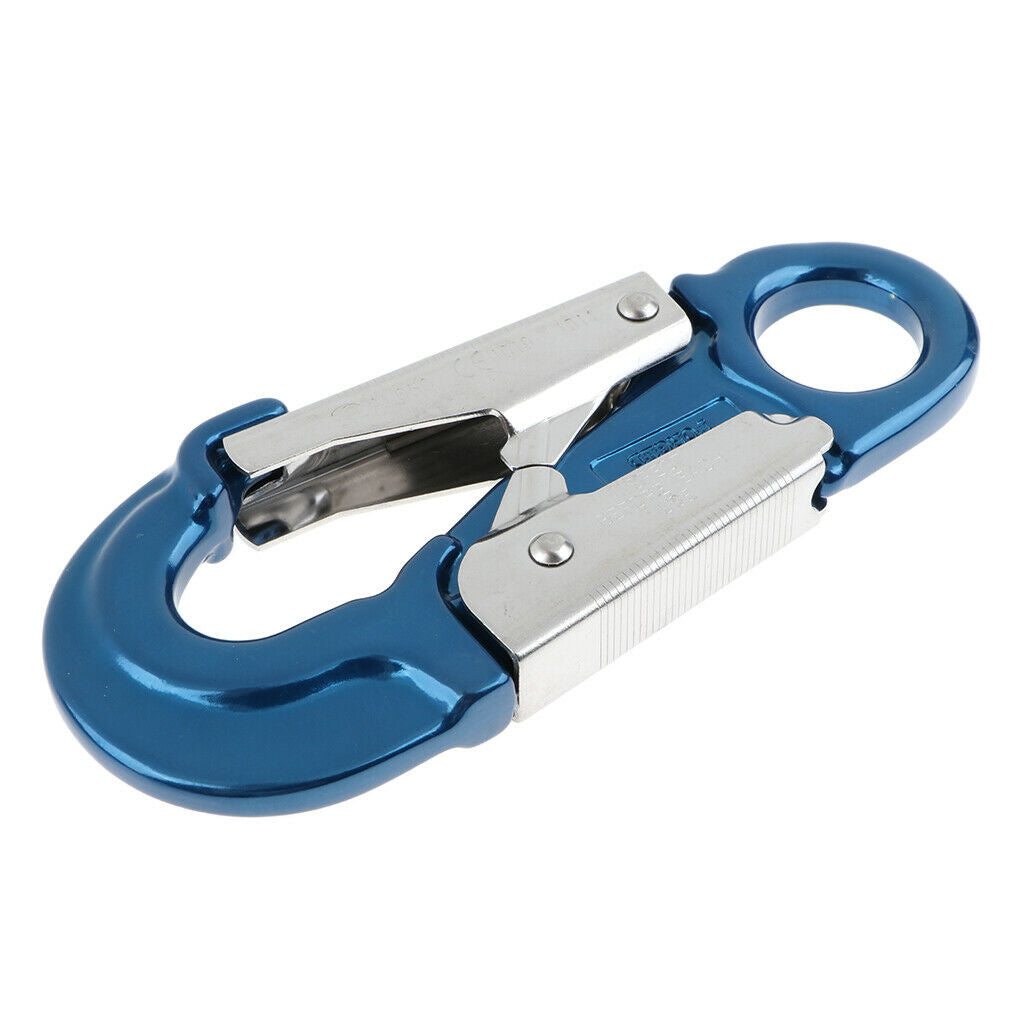 25 KN Double Action Locking Climbing Carabiner Safety Captive Eye Snap Hook, NEW