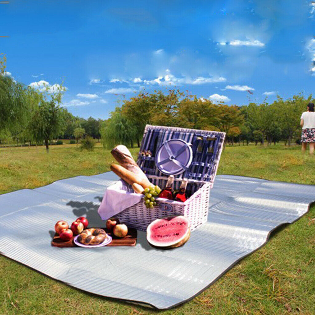 Folding Picnic Mat Mattress Aluminum Foil Outdoor Camping Pad Pocket Blanket