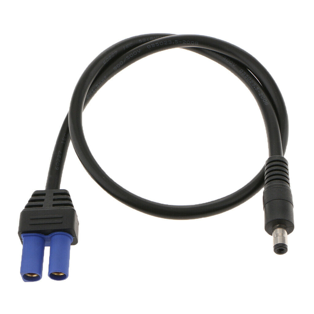EC5 to DC5521 Coax Adapter Cable for Car Jump Starter Emergency Power 500mm