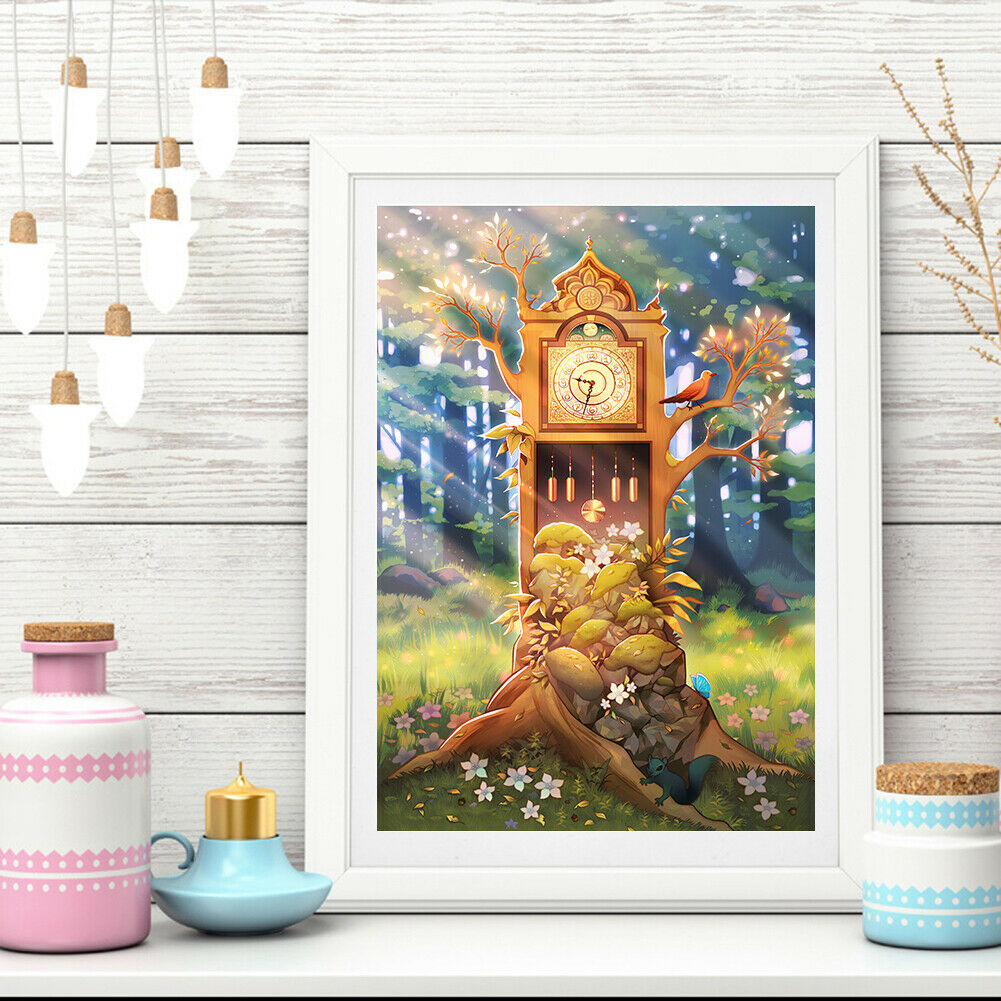 1000 Pieces DIY Tree Clock Puzzle Educational Learning Assembling Toys @
