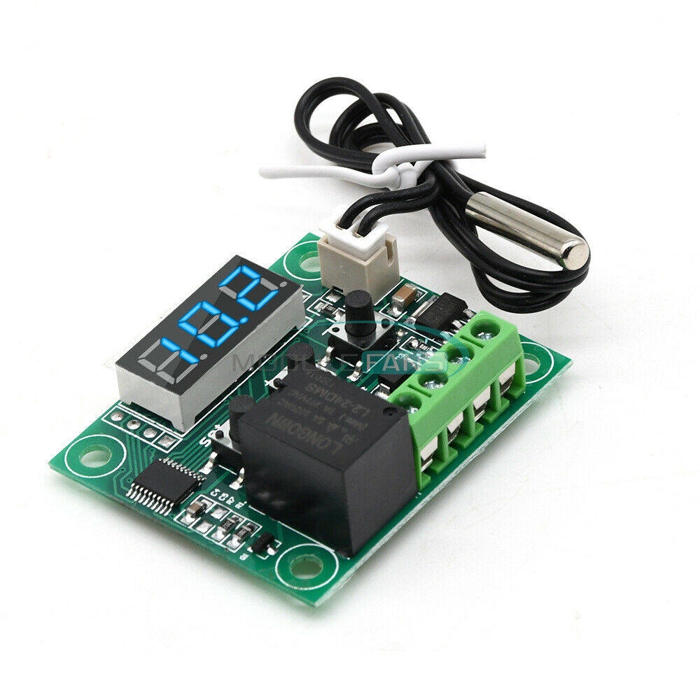 Digital DC 12V W1209 Blue LED Thermostat Temperature Control Switch Sensor