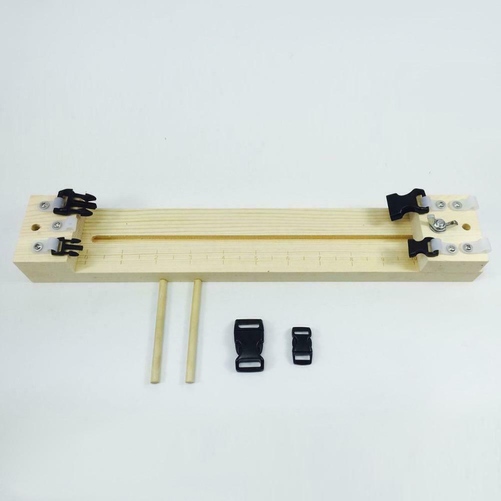 solid wood paracord bracelet maker knitting tool Knot Braided Parach @