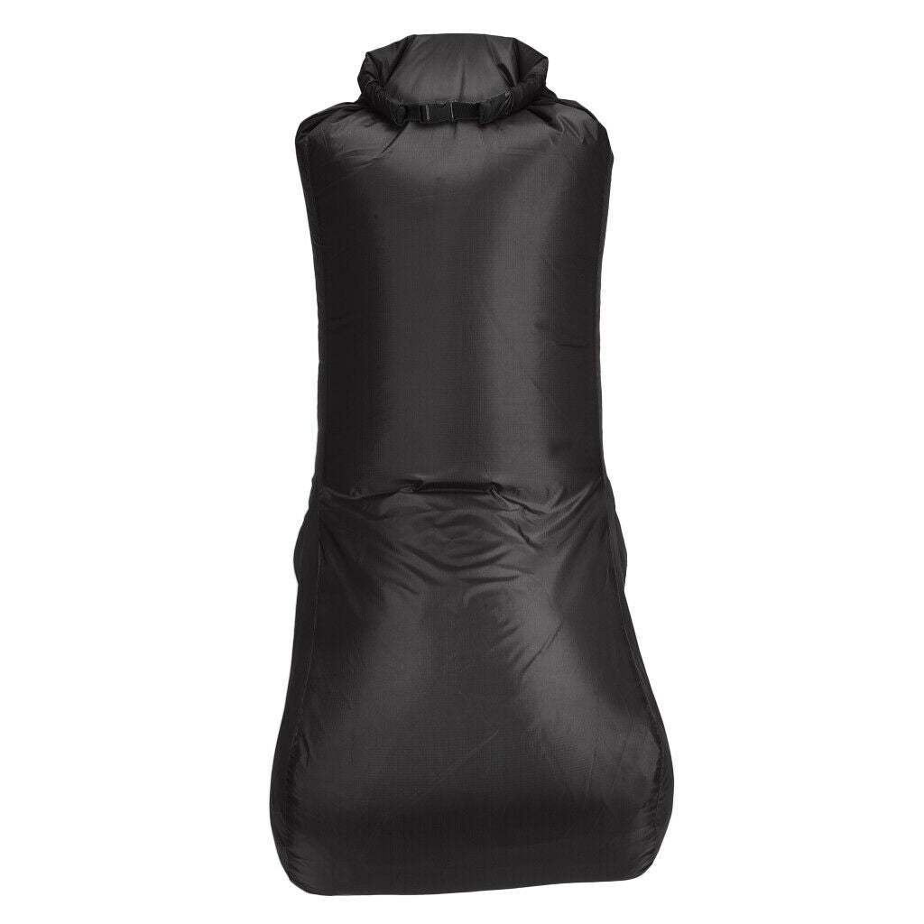 Outdoor Inflating Beach Camping Lounger Pillow Chair Air Bed Lazy Sofa Black