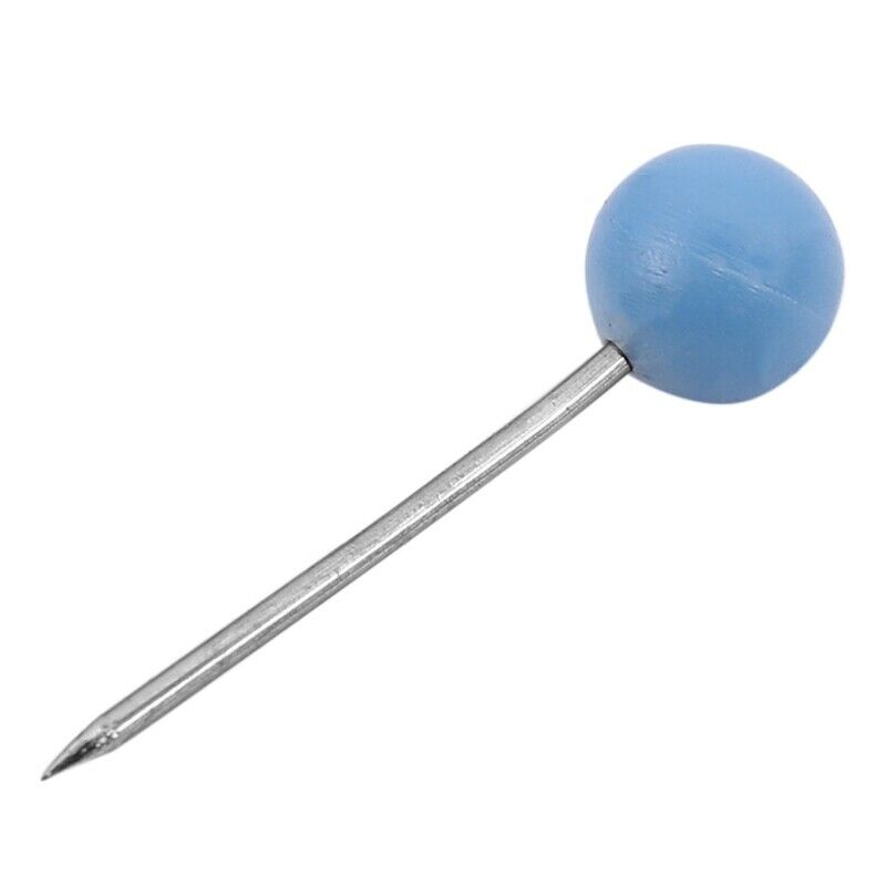 1000 Pieces 1/8 inch Map Push Pins Map Tacks with Plastic Round Heads and SteeN5