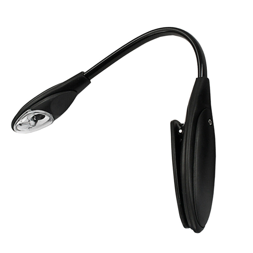 Black Rechargeable Music Stand Lamp Perfect For Bookworms, Kids&Music Player