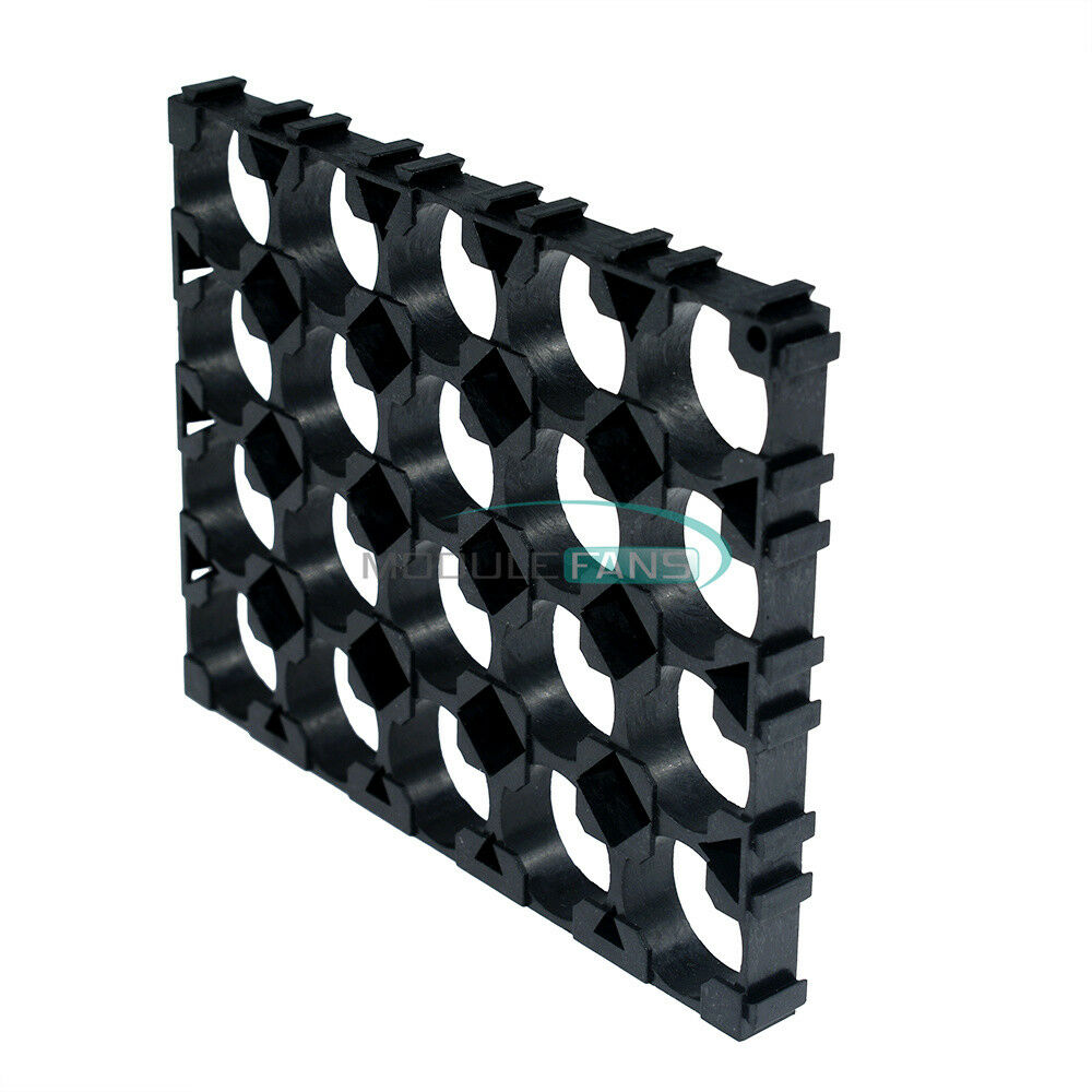 2PC 4x5 Cell 18650 Batteries Spacer Radiating Shell Plastic Heat Holder Bracket