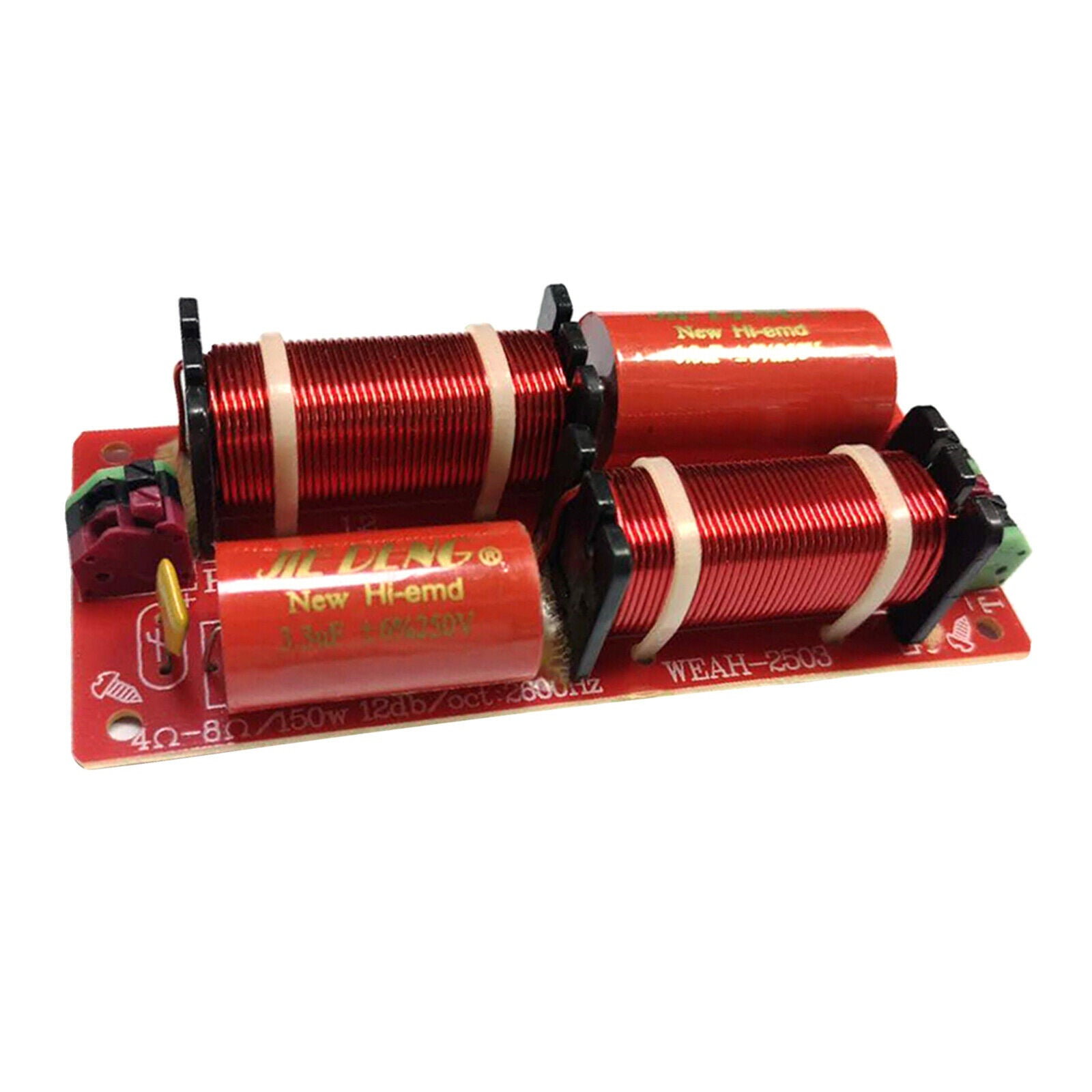 1 Pcs 150 Watt Treble Bass 2Way Frequency Divider Speaker Crossover