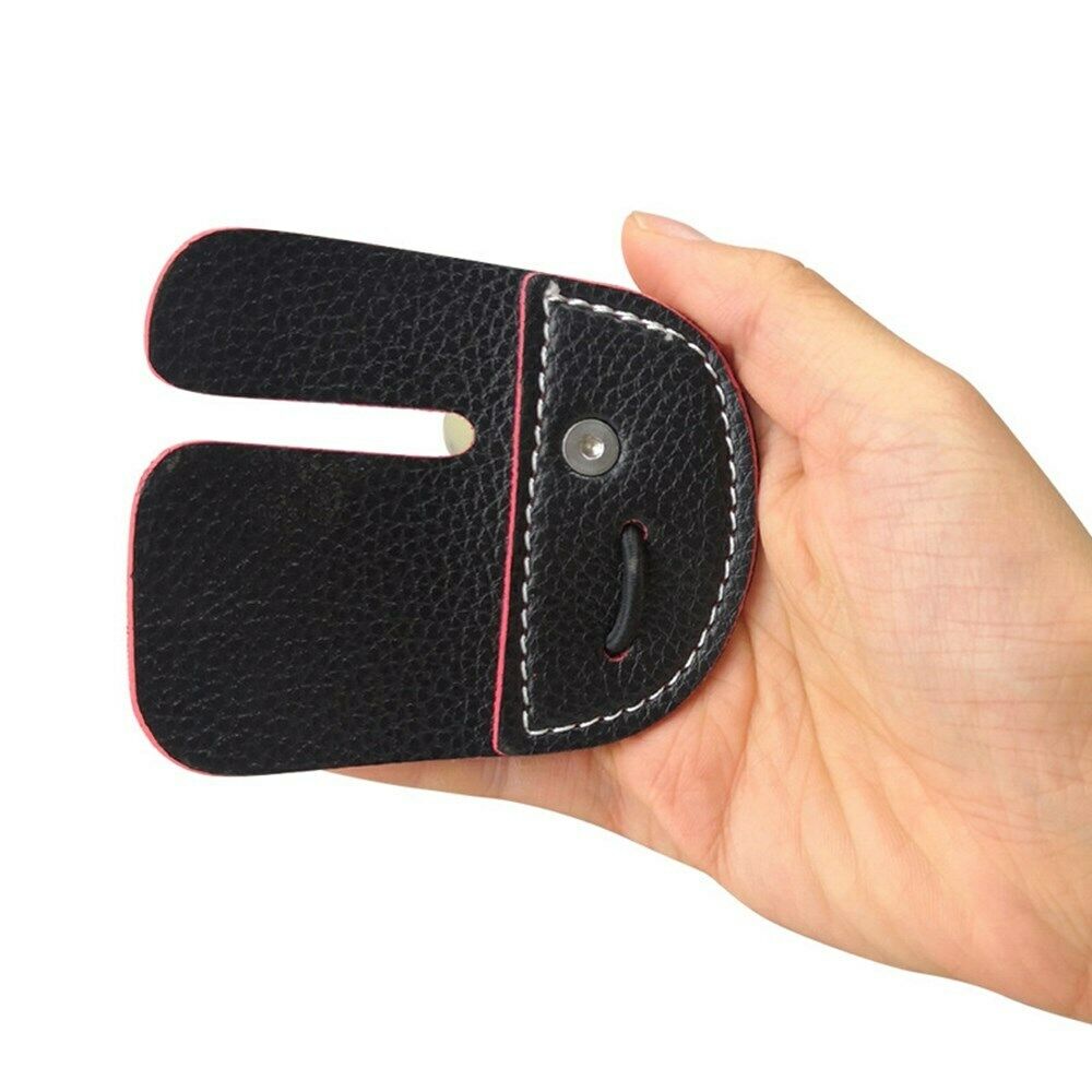 Archery Finger-Guard Hand Protector Gear Right Hand Recurve Bow Shoot Hunting PU